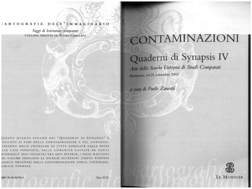 Contaminazioni. Quaderni di Synapsis IV