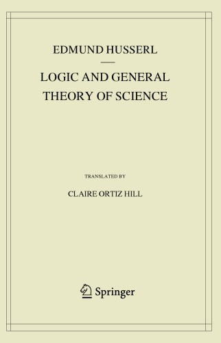 Logic and General Theory of Science