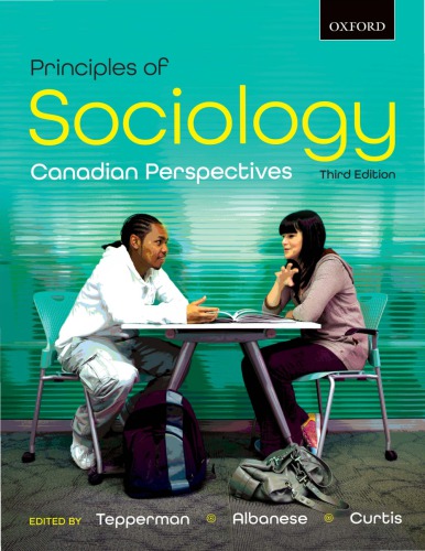 Principles of sociology : Canadian perspectives