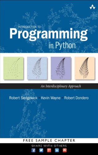 Introduction to Programming in Python: An Interdisciplinary Approach