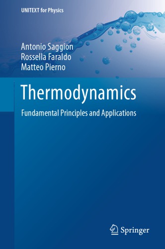 Thermodynamics - Fundamental Principles and Applications