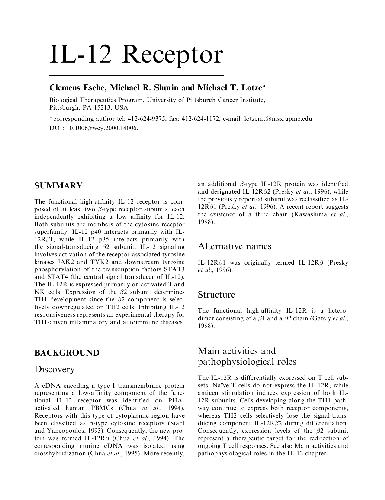 IL-12 Receptor