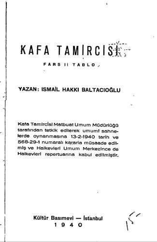 Kafa Tamircisi