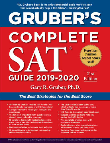 Gruber’s Complete SAT Guide 2019-2020