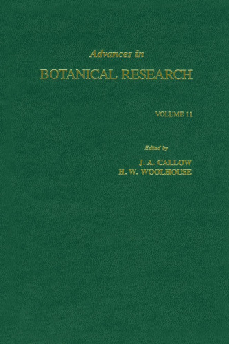 Advances in Botanical Research, Vol. 11