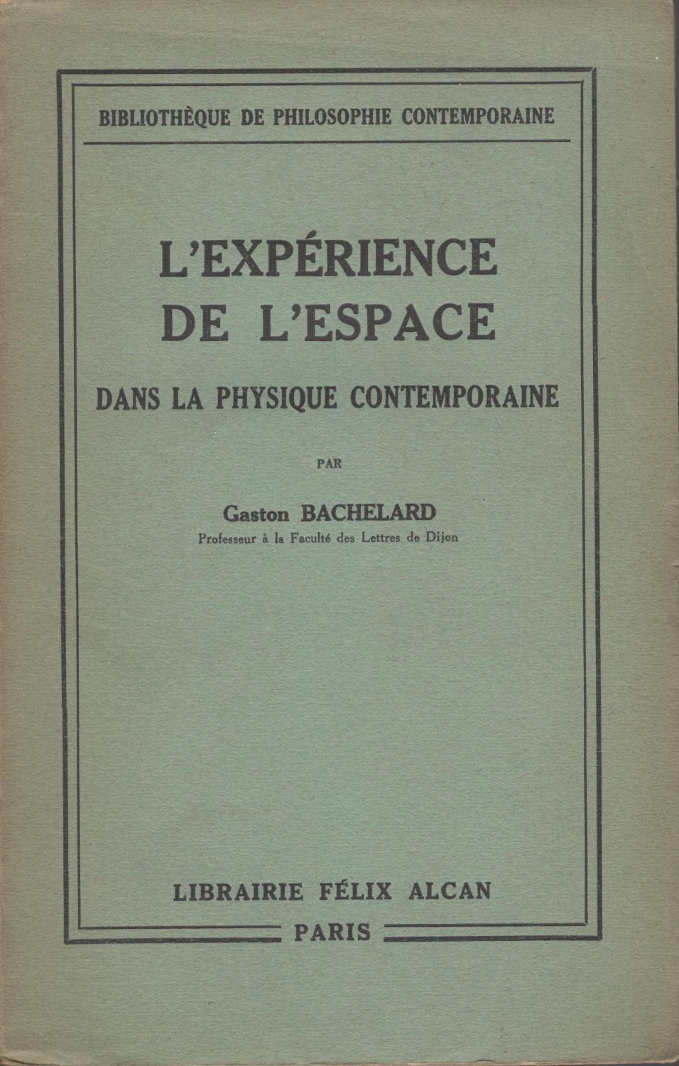 L’expérience de l’espace dans la physique contemporaine