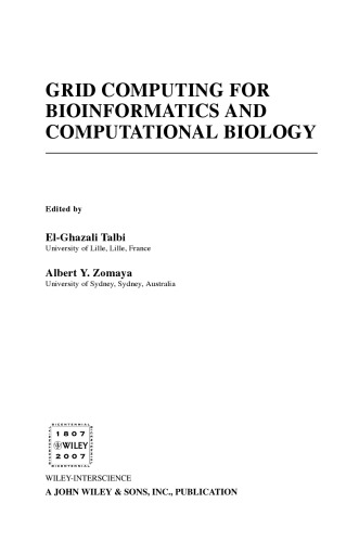 Grid Computing for Bioinformatics and Computational Biology