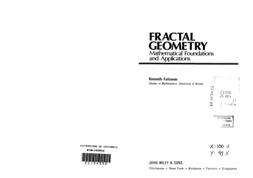 Fractal geometry: mathematical foundations and applications