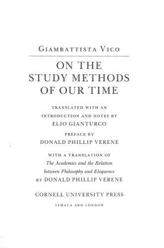 On the Study of Methods of Our Time