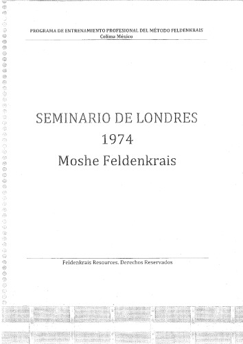 Seminario De Londres 1974