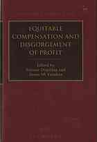 Equitable compensation and disgorgement of profit