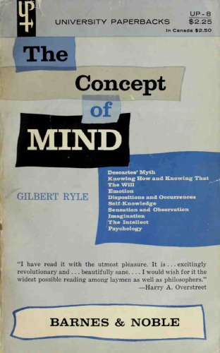 The Concept of Mind