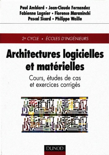 Architectures Logicielles Et Mat Rielles