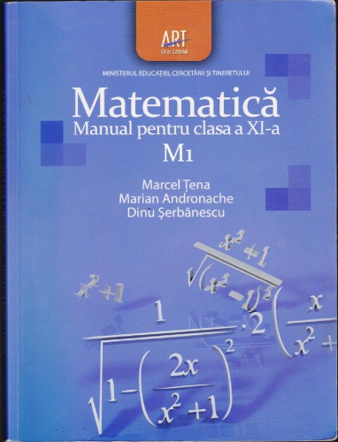 Matematica M1 Manual pentru clasa a XI-a