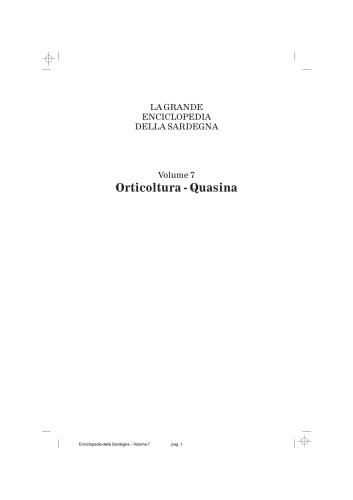 Grande Enciclopedia della Sardegna, vol. 7 (Orticoltura - Quasina)