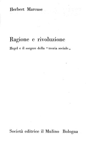 Ragione e rivoluzione