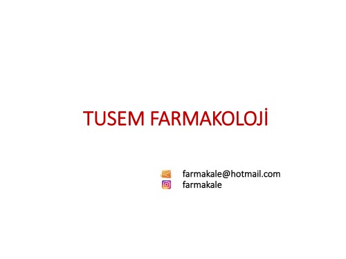 Farmakoloji Slaytları