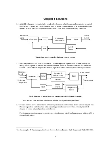 Solution Manual for Digital Control Engineering - Analysis and Design