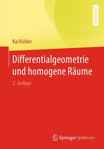 Differentialgeometrie und homogene Räume