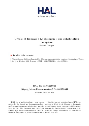 Créole et français à La Réunion: Une cohabitation complexe