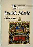 The Cambridge companion to Jewish music