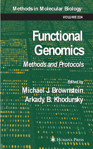 Functional Genomics: Methods and Protocols