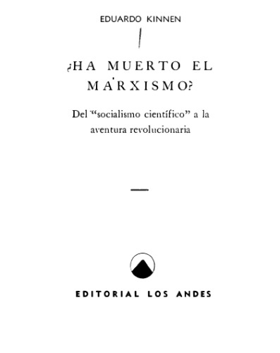 ¿Ha muerto el marxismo?