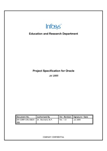 Oracle Project FP