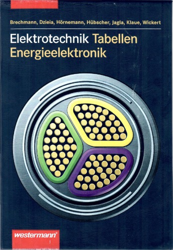 Elektrotechnik Tabellen Energieelektronik Westermann