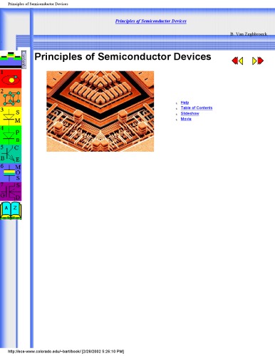 Principles Of Semiconductor Devices