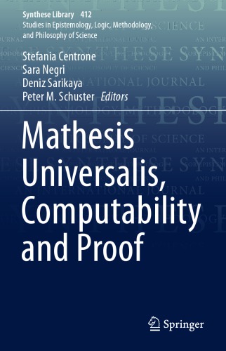 Mathesis Universalis, Computability and Proof