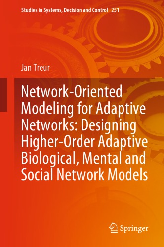 Network-Oriented Modeling for Adaptive Networks: Designing Higher-Order Adaptive Biological, Mental and Social Network Models