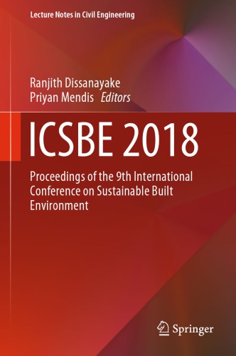 ICSBE 2018: Proceedings of the 9th International Conference on Sustainable Built Environment