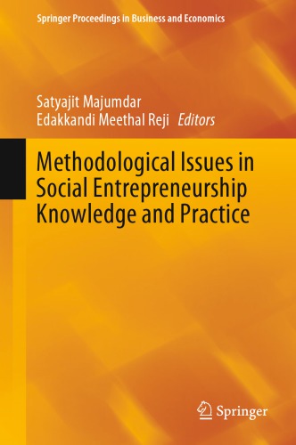 Methodological Issues in Social Entrepreneurship Knowledge and Practice