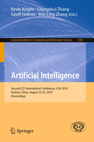 Artificial Intelligence: Second CCF International Conference, ICAI 2019, Xuzhou, China, August 22-23, 2019, Proceedings