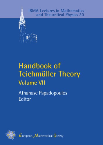 Handbook of Teichmüller Theory, Volume VII.