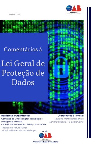 Comentários à Lei Geral de Proteção de Dados