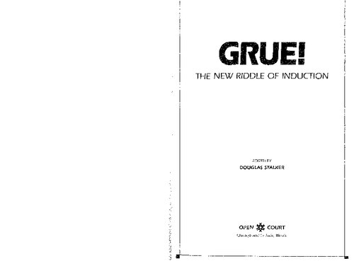 Grue! The New Riddle of Induction