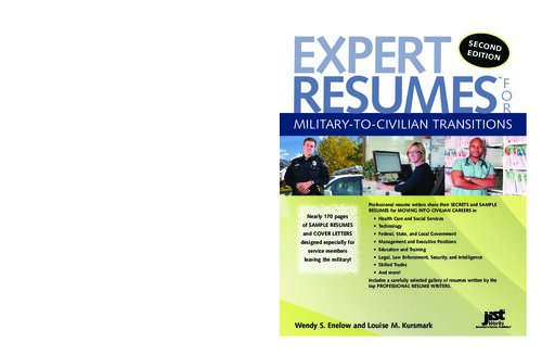 Expert Resumes for Military-to-Civilian Transitions