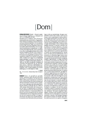 Enciclopedia filosofica Bompiani: Dom-Lam