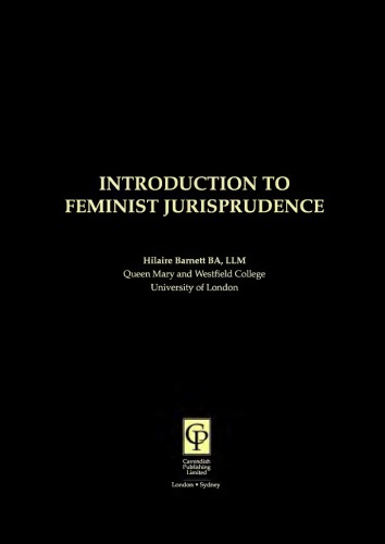 Introduction to feminist jurisprudence