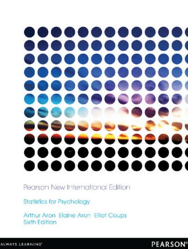 Statistics for psychology : Pearson new international edition