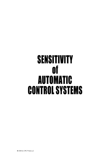 Sensitivity of automatic control systems