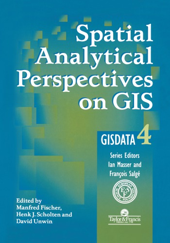 Spatial analytical perspectives on GIS