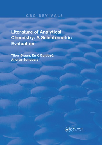 Literature of Analytical Chemistry : a Scientometric Evaluation