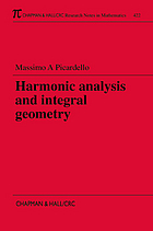 Harmonic analysis and integral geometry