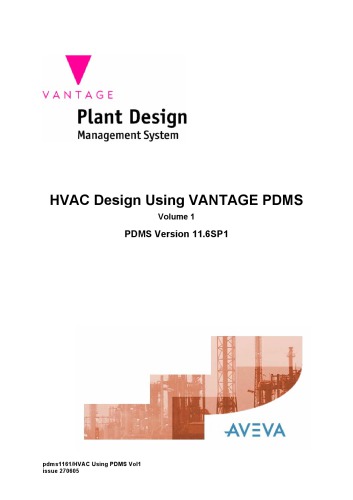 HVAC Design Using VANTAGE PDMS