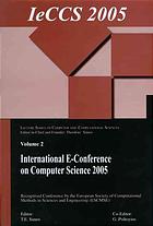 International e-Conference on Computer Science