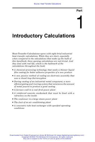 Heat Transfer Calculations