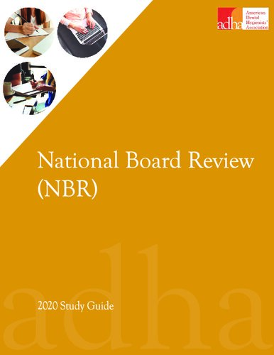 National board review 2020 study guide NBDHE